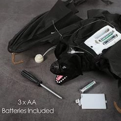 I LOVE FANCY DRESS Bat Halloween Prop Animated Decoration With Flapping Wings - Red Light Up Eyes & Sound Effects - Screeching Bat With Motorised Wings And Head - Halloween Props - Pack Of 1 -I Love Fancy Dress Ltd Shop 51n7uvGPZiL