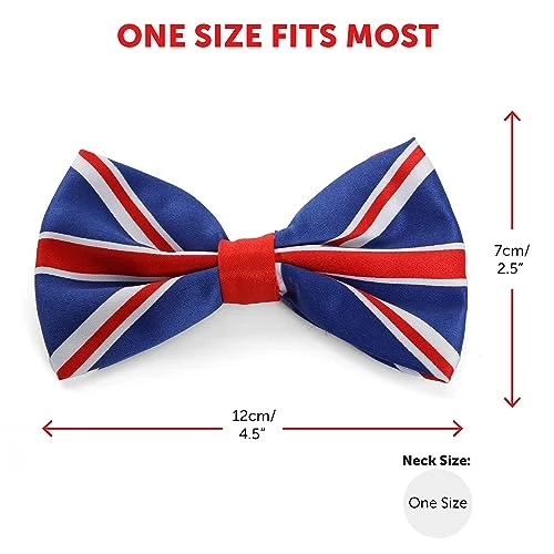 Union Jack Accessory Set - Plastic Union Jack Bowler Hat + Union Jack Bowtie - Kings Coronation Street Party Fancy Dress Costume Accessory Set 6 Union Jack Accessory Set - Plastic Union Jack Bowler Hat + Union Jack Bowtie - Kings Coronation Street Party Fancy Dress Costume Accessory Set - Image 6