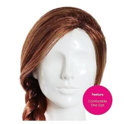 Brown Plait Wig - Adults One Size Fits Most - Ladies Brown Plait Wig - Perfect For Game/movie Character Dress Up Or Other Fancy Dress Events -I Love Fancy Dress Ltd Shop 51oLXag7WIL