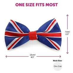 I LOVE FANCY DRESS Union Jack Bowtie - British Union Jack Flag Bowtie - VE Day, Queen's Jubilee, British Events 18 I LOVE FANCY DRESS Union Jack Bowtie - British Union Jack Flag Bowtie - VE Day, Queen's Jubilee, British Events -I Love Fancy Dress Ltd Shop 51pES llc6L