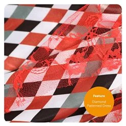 Ladies Halloween Clown Fancy Dress Costume - Scary Evil Killer Clown Fancy Dress Outfit With Stripe & Harlequin Print And Miniature Fascinator Hat On Headband -I Love Fancy Dress Ltd Shop 51q3OtpaV L