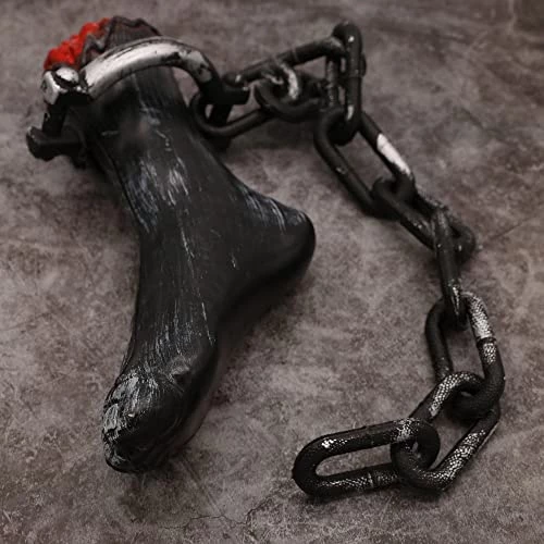 I LOVE FANCY DRESS Chained Severed Foot Halloween Prop Decoration - 74cm 29 Inch - Creepy - Halloween Props - Pack Of 3 6 I LOVE FANCY DRESS Chained Severed Foot Halloween Prop Decoration - 74cm 29 Inch - Creepy - Halloween Props - Pack Of 3 - Image 6