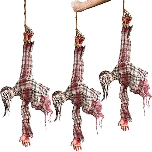 I LOVE FANCY DRESS Hanging Zombie Halloween Prop Animated Decoration - Red Light Up Eyes & Sound Effects - Hanging Zombie Prop With Motorised Arms - Halloween Props - Pack Of 1 9 I LOVE FANCY DRESS Hanging Zombie Halloween Prop Animated Decoration - Red Light Up Eyes & Sound Effects - Hanging Zombie Prop With Motorised Arms - Halloween Props - Pack Of 1 - Image 9