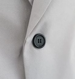 MENS FUNNY JOURNALIST COSTUME - GREY SUIT + WHITE TIE + CURLY BLACK WIG + TASH + AMERICAN HAND-WAVING FLAG - ADULTS TV MOVIE FANCY DRESS COSTUME -I Love Fancy Dress Ltd Shop 51saB9EDMaL