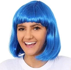 Adults Orange Thick Quality Bob Wig - 20s Style Short Wig - Perfect For World Book Day Halloween St Andrews Day And Other Fancy Dress Events Party Cosplay -I Love Fancy Dress Ltd Shop 51uLxQffBCL. AC