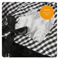 Ladies Ragdoll Halloween Costume - Medium - Black And White Gingham Dress With Black Patches - Adults Broken Doll Halloween Trick Or Treat Fancy Dress Costume -I Love Fancy Dress Ltd Shop 51wBkY7xD0L