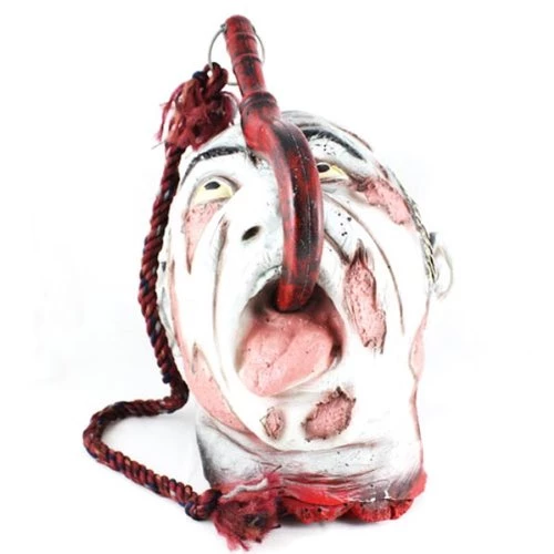 BestOfferBuy Life Size Scary Hook Hung Bloody Dead Man Ghost Head Halloween Prop 1 BestOfferBuy Life Size Scary Hook Hung Bloody Dead Man Ghost Head Halloween Prop