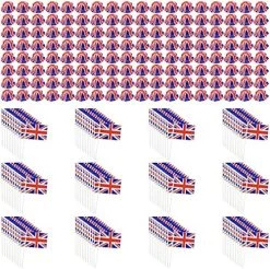 I LOVE FANCY DRESS LTD ADULTS UNION JACK ACCESSORIES - 12X BOWLER HAT + 10X UNION JACK HAND WAVING FLAGS - PLASTIC UNION JACK BOWLER HAT AND FABRIC BRITISH HAND WAVING FLAG -I Love Fancy Dress Ltd Shop 6117E9EVkqL. AC