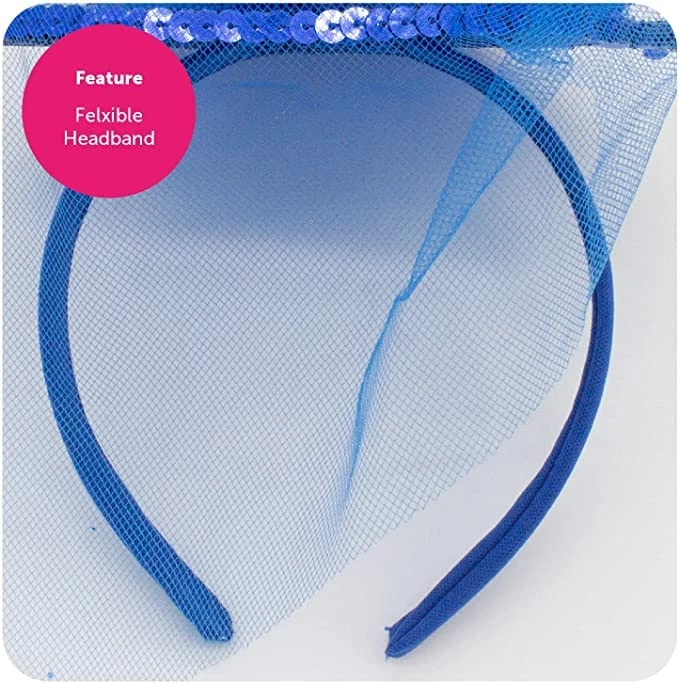 Mini Union Jack Top Hat With Fascinator Veil - Perfect For The Kings Coronation, VE Day, Jubilee Fancy Dress, 90s Music Icons, Brit Pop Blue 5 Mini Union Jack Top Hat With Fascinator Veil - Perfect For The Kings Coronation, VE Day, Jubilee Fancy Dress, 90s Music Icons, Brit Pop Blue - Image 5