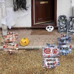 I LOVE FANCY DRESS Halloween Signs 3 Pc Halloween Decoration - 50cm 19 1/2 Inch - Creepy Phrases - Halloween Props - Pack Of 1 15 I LOVE FANCY DRESS Halloween Signs 3 Pc Halloween Decoration - 50cm 19 1/2 Inch - Creepy Phrases - Halloween Props - Pack Of 1 -I Love Fancy Dress Ltd Shop 612AcXgpnzL