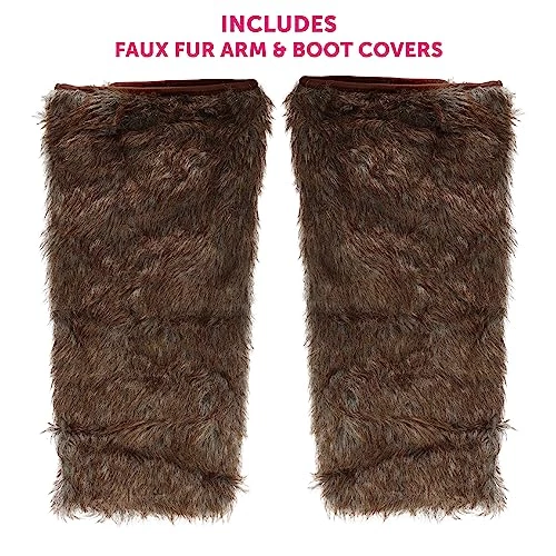 Mens Viking Medieval Costume - Large - Brown Viking Costume With Belt, Bootcovers & Armcovers - Perfect For Medievil Viking Dress Up And Other Fancy Dress Events 7 Mens Viking Medieval Costume - Large - Brown Viking Costume With Belt, Bootcovers & Armcovers - Perfect For Medievil Viking Dress Up And Other Fancy Dress Events - Image 7