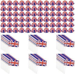 I LOVE FANCY DRESS LTD ADULTS UNION JACK ACCESSORIES - 12X BOWLER HAT + 10X UNION JACK HAND WAVING FLAGS - PLASTIC UNION JACK BOWLER HAT AND FABRIC BRITISH HAND WAVING FLAG -I Love Fancy Dress Ltd Shop 61HshIqwYKL. AC