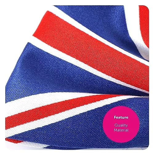I LOVE FANCY DRESS Union Jack Bowtie - British Union Jack Flag Bowtie - VE Day, Queen's Jubilee, British Events 6 I LOVE FANCY DRESS Union Jack Bowtie - British Union Jack Flag Bowtie - VE Day, Queen's Jubilee, British Events - Image 6