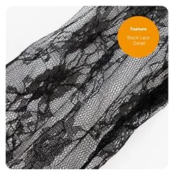 Ladies Ghost Bride Halloween Fancy Dress - Large - Black Corpse Bride Wedding Dress - Perfect For Halloween Or Any Fancy Dress Party 14 Ladies Ghost Bride Halloween Fancy Dress - Large - Black Corpse Bride Wedding Dress - Perfect For Halloween Or Any Fancy Dress Party -I Love Fancy Dress Ltd Shop 61PxFGLy1L