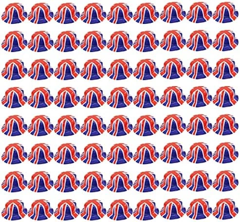 I LOVE FANCY DRESS Union Jack Bowler Hat - British Flag Plastic Bowler Hats β VE Day, King's Coronation, Queens Jubilee, Britain Celebrations 15 I LOVE FANCY DRESS Union Jack Bowler Hat - British Flag Plastic Bowler Hats β VE Day, King's Coronation, Queens Jubilee, Britain Celebrations - Image 15