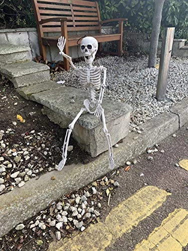 PACK OF 6: 60CM/2FT HANGING POSABLE SKELETON HALLOWEEN PROPS / DECORATIONS. SET A SPOOKY HALLOWEEN SCENE WITH THESE QUALITY POSEABLE SKELETONS. HALLOWEEN DECORATIONS FOR PARTIES. FANCY DRESS PROPS 4 PACK OF 6: 60CM/2FT HANGING POSABLE SKELETON HALLOWEEN PROPS / DECORATIONS. SET A SPOOKY HALLOWEEN SCENE WITH THESE QUALITY POSEABLE SKELETONS. HALLOWEEN DECORATIONS FOR PARTIES. FANCY DRESS PROPS - Image 4