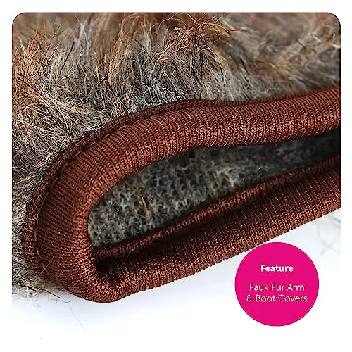 Mens Viking Medieval Costume - Large - Brown Viking Costume With Belt, Bootcovers & Armcovers - Perfect For Medievil Viking Dress Up And Other Fancy Dress Events 4 Mens Viking Medieval Costume - Large - Brown Viking Costume With Belt, Bootcovers & Armcovers - Perfect For Medievil Viking Dress Up And Other Fancy Dress Events - Image 4