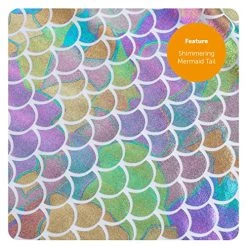 Girls Skeleton Mermaid Halloween Costume - Black Skeleton Dress With Mermaid Tail Skirt And Pink Shell Headband - Kids Halloween Trick Or Treat Fancy Dress Costume -I Love Fancy Dress Ltd Shop 61jdvhoopKL