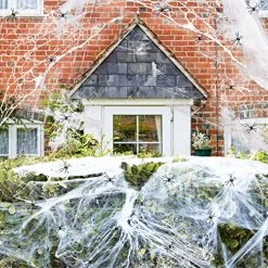 I LOVE FANCY DRESS Spider Web Decoration 200g - Perfect For Halloween - Pack Of 1